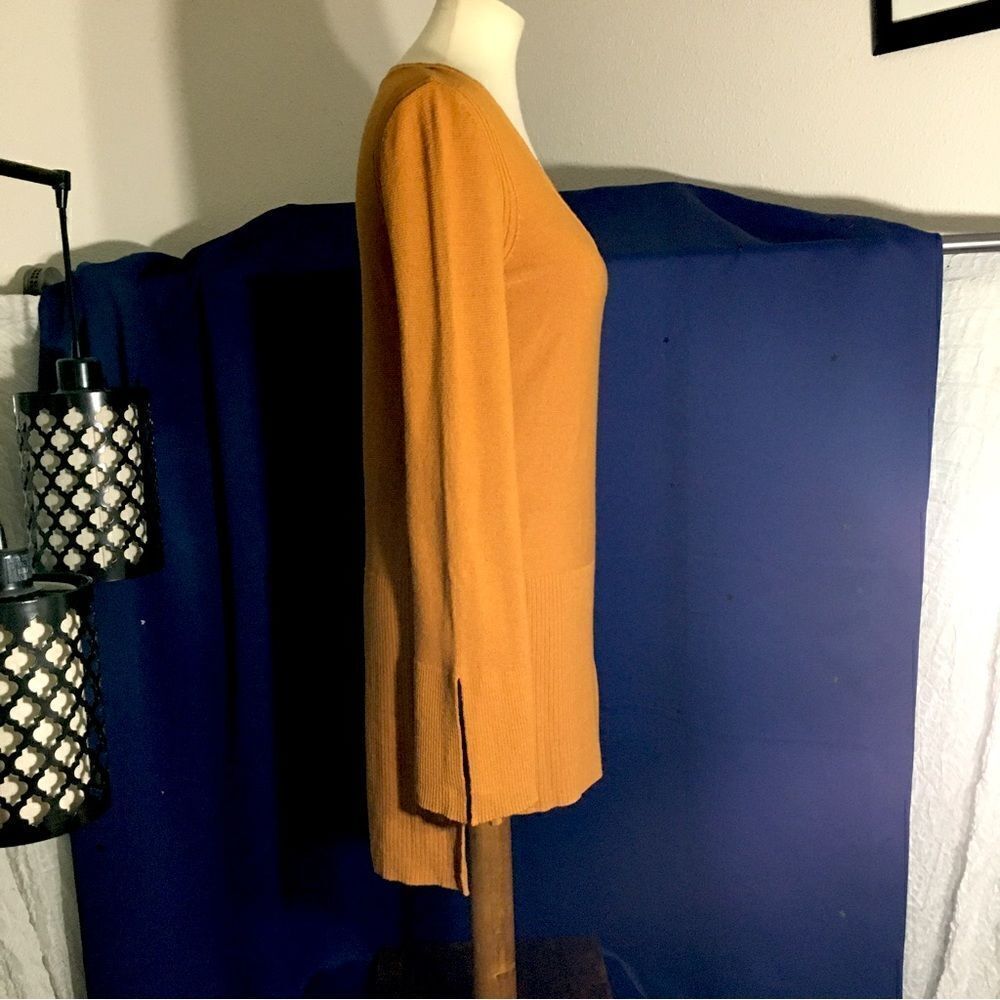 Free People Criss Crosd V Neck Tunic Bell Sleeves Top Size Small - Picture 5 of 12